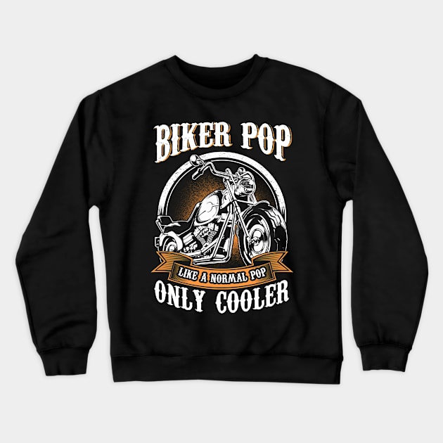 Only Cool Pop Rides Motorcycles T Shirt Rider Gift Crewneck Sweatshirt by easleyzzi